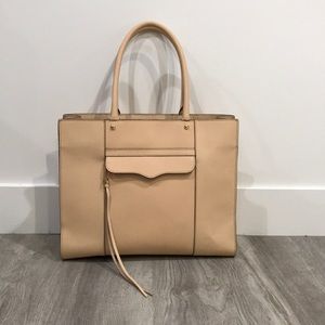 Rebeca Minkoff Beige/Tan Tote Bag